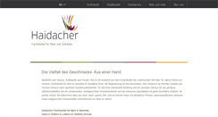 Desktop Screenshot of haidacher.com