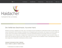 Tablet Screenshot of haidacher.com